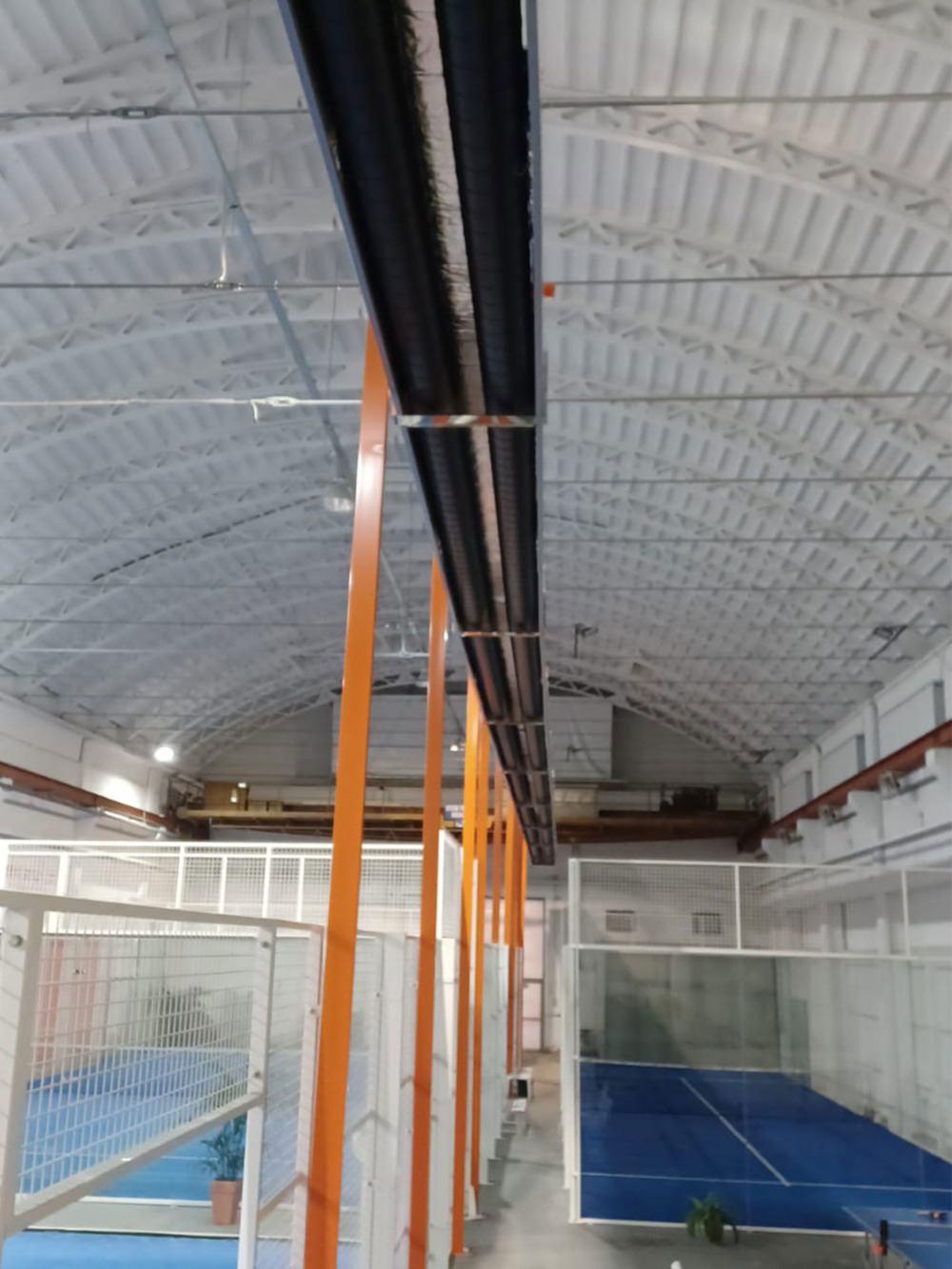 Riscaldamento impianti sportivi campi da padel