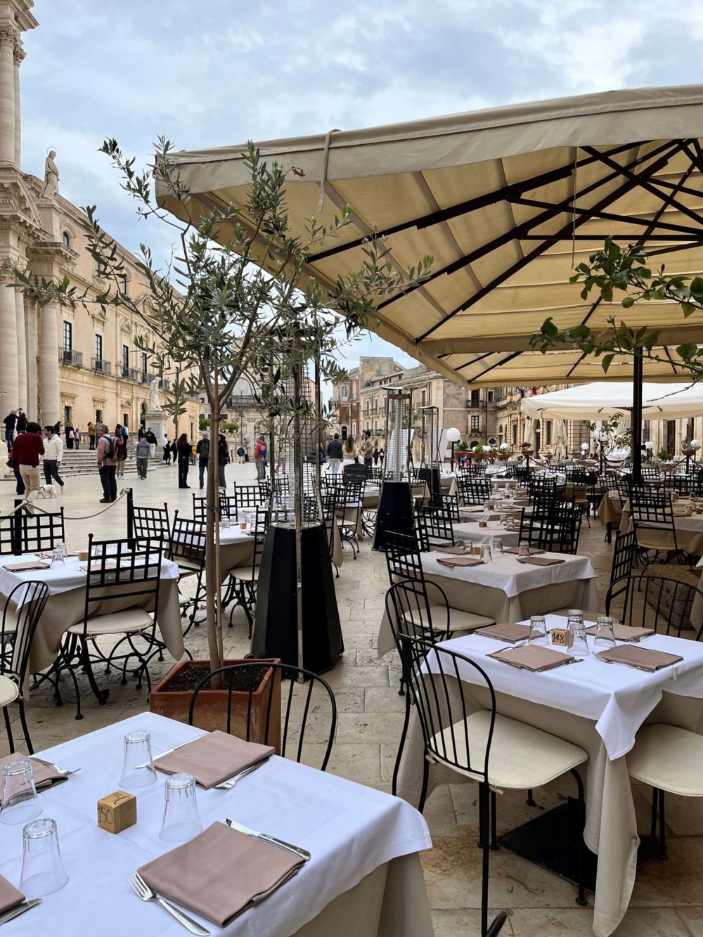 Riscaldamento per esterni duomo di siracusa bar ristoranti terrazze per qualsiasi città