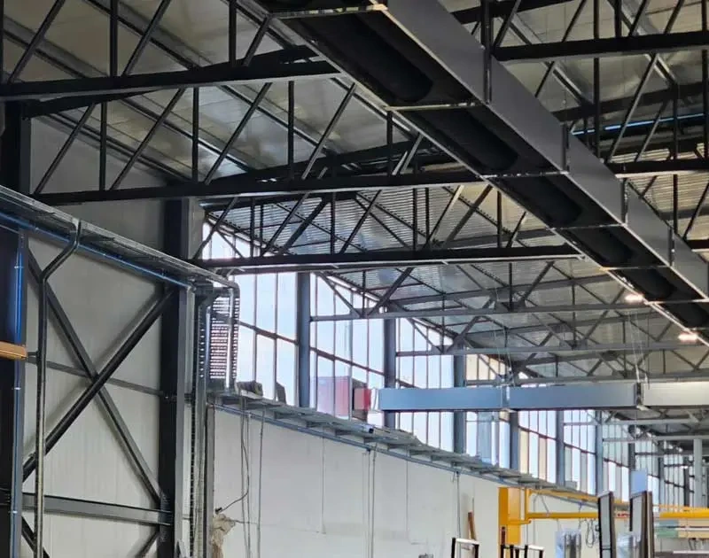 Vantaggi del riscaldamento a infrarossi per i capannoni industriali