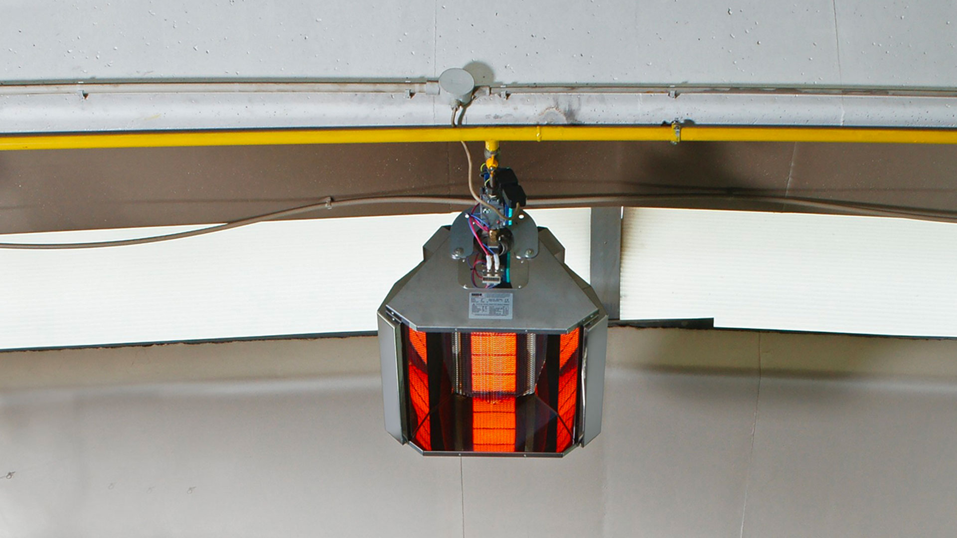 Incandescent radiant diffusers for a client s industrial warehouse