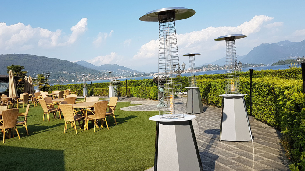 Outdoor heating systems Solflame outdoor heaters for terraces outdoor areas and restaurants