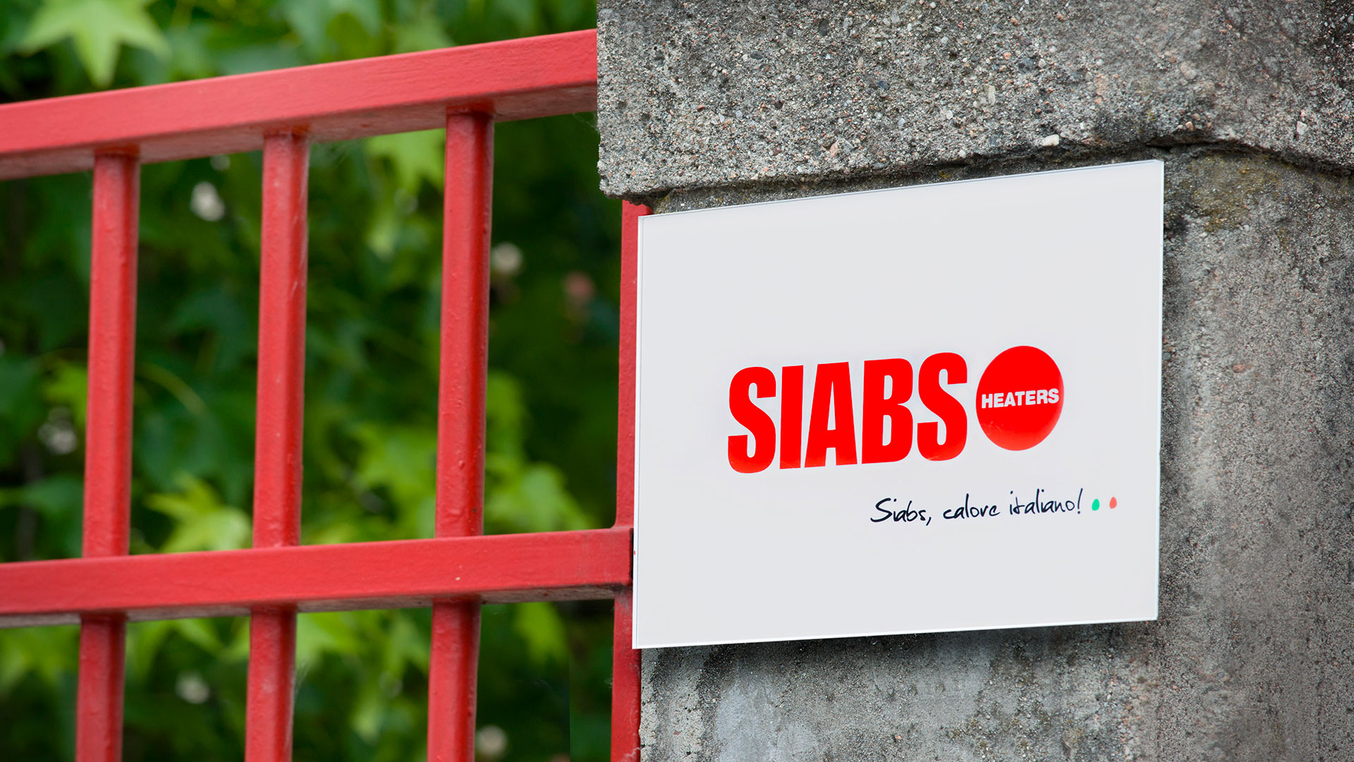 Gate sign siabs Sasorezzo Milan