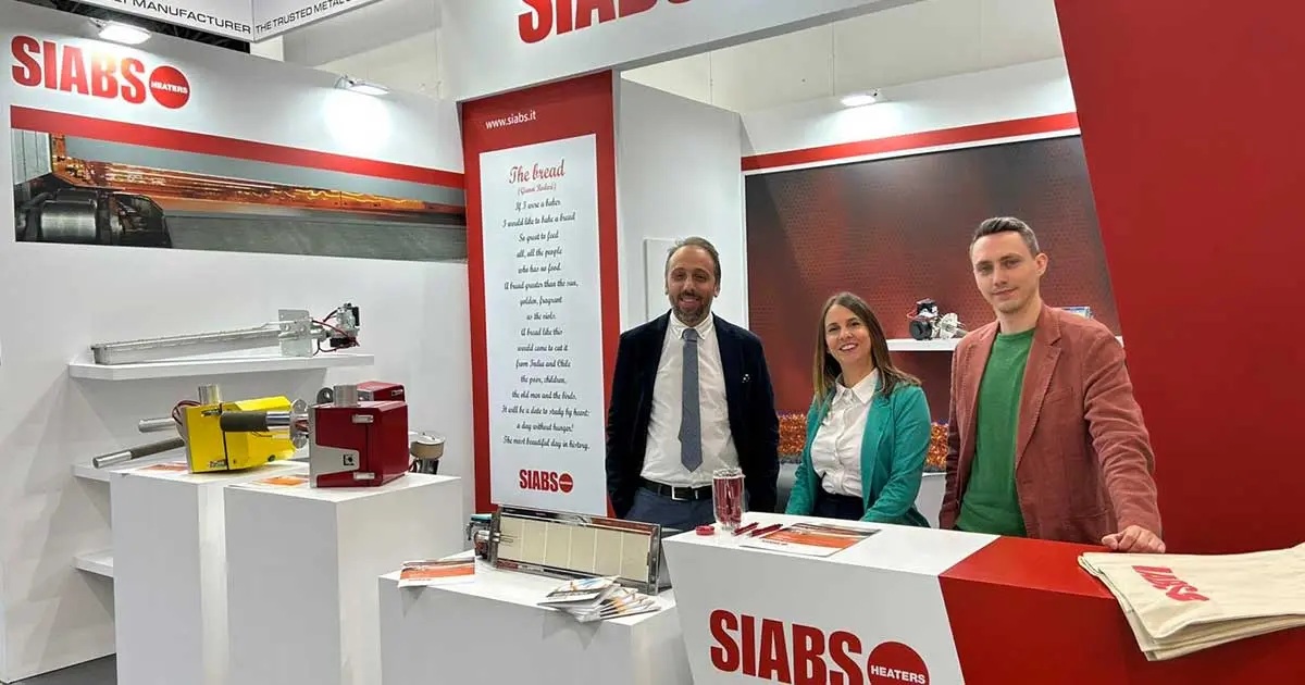 Industrial baking burners at IBA trade fair, photo of our team