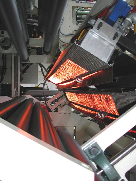 Industrial gas burners pvc production line