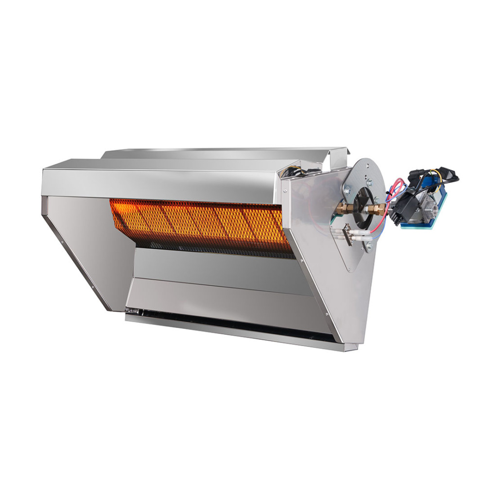 Radiant heating with insulated steel panels