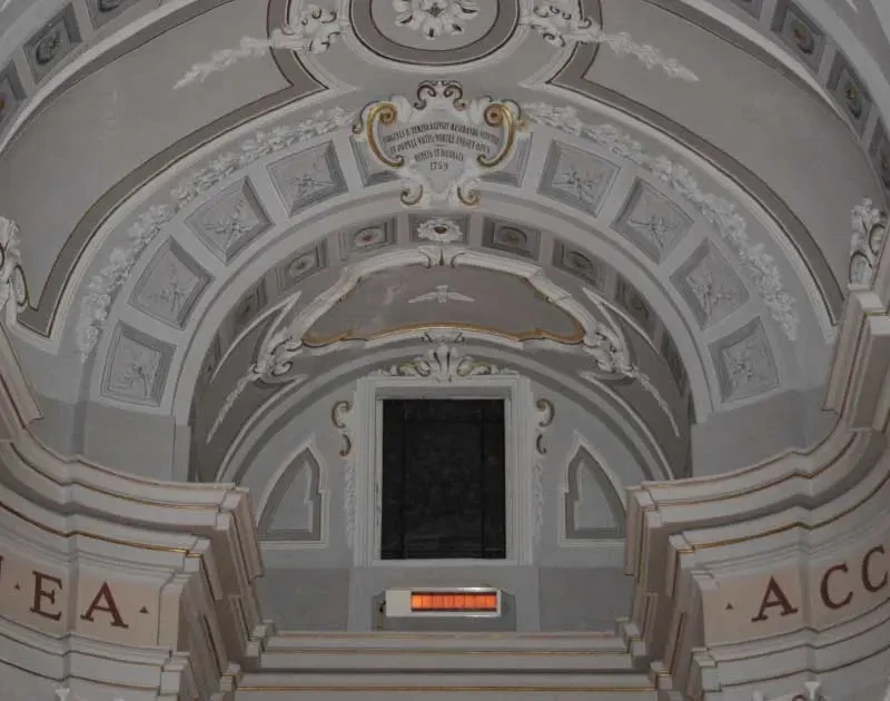 Riscaldamento pannelli radianti chiese